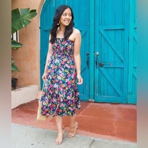 J. Crew Factory Dresses J Crew Factory Smocked Tiered Floral